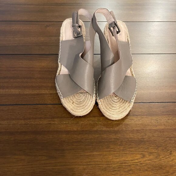 Caslon Women's Suri Leather Wedge Espadrille - Picture 3 of 11